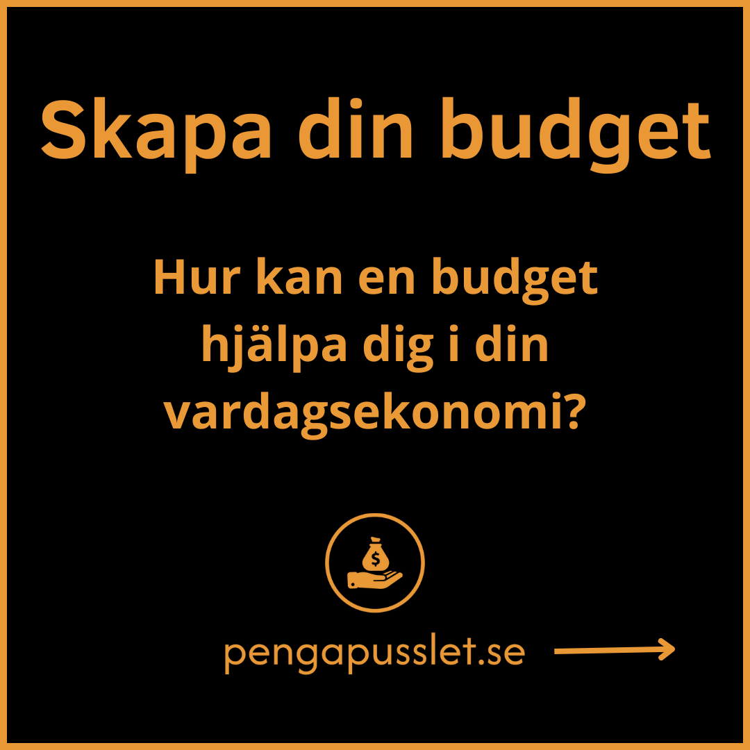 Skapa din egna budget